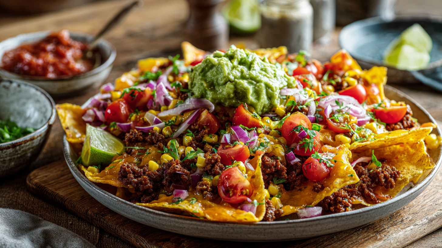 Loaded Nacho's met Gekruid Gehakt