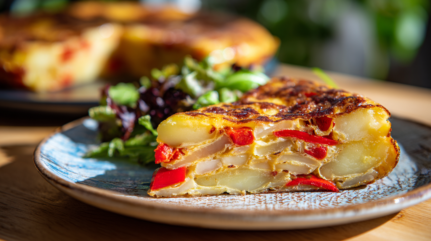 Spaanse Tortilla met Paprika & Pittige Aioli