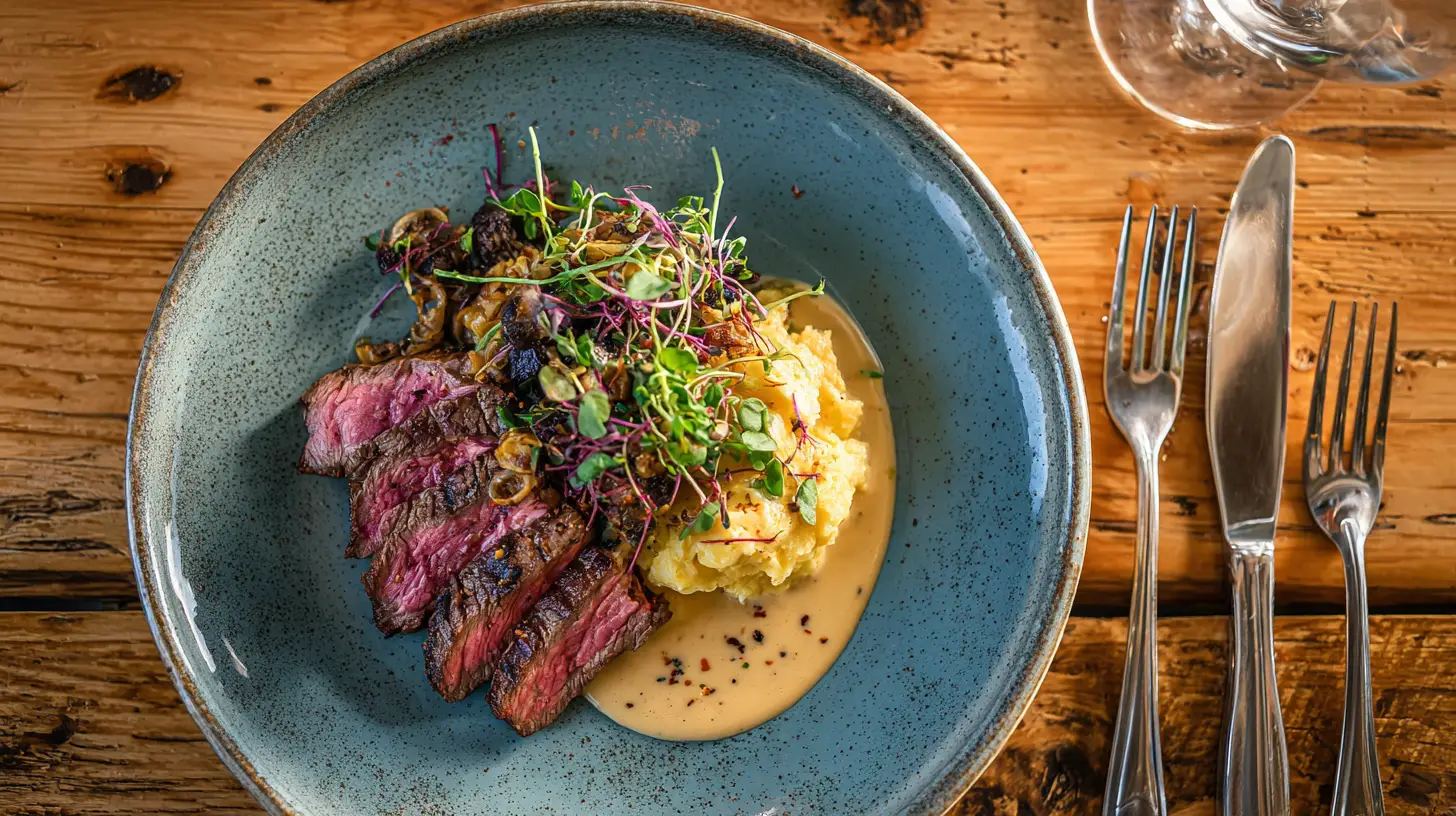 Franse Bistro Ribeye met Sjalottensaus