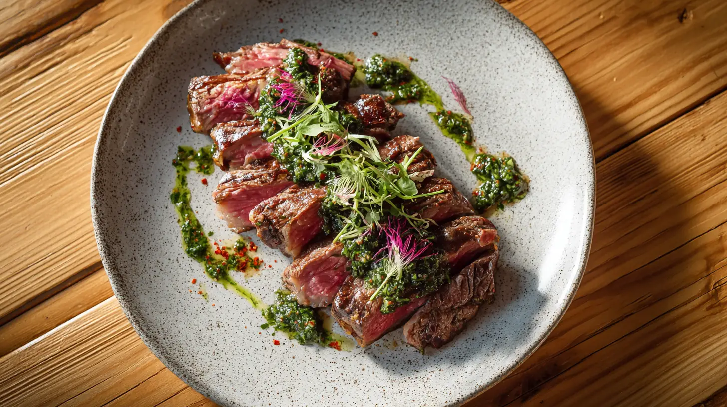 Argentijnse Ribeye met Verse Chimichurri
