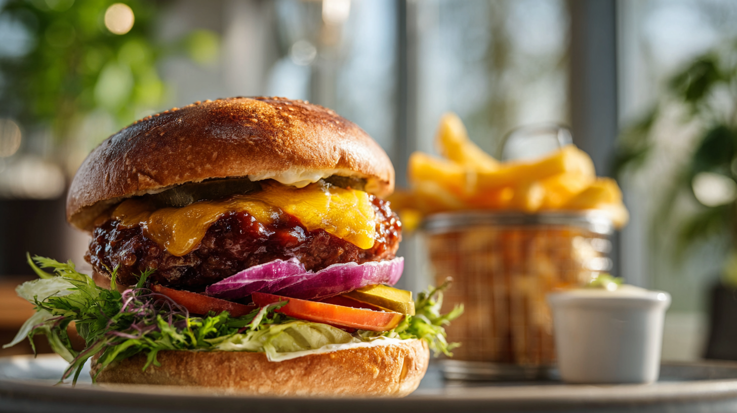 Classic BBQ Burger met Verse Friet