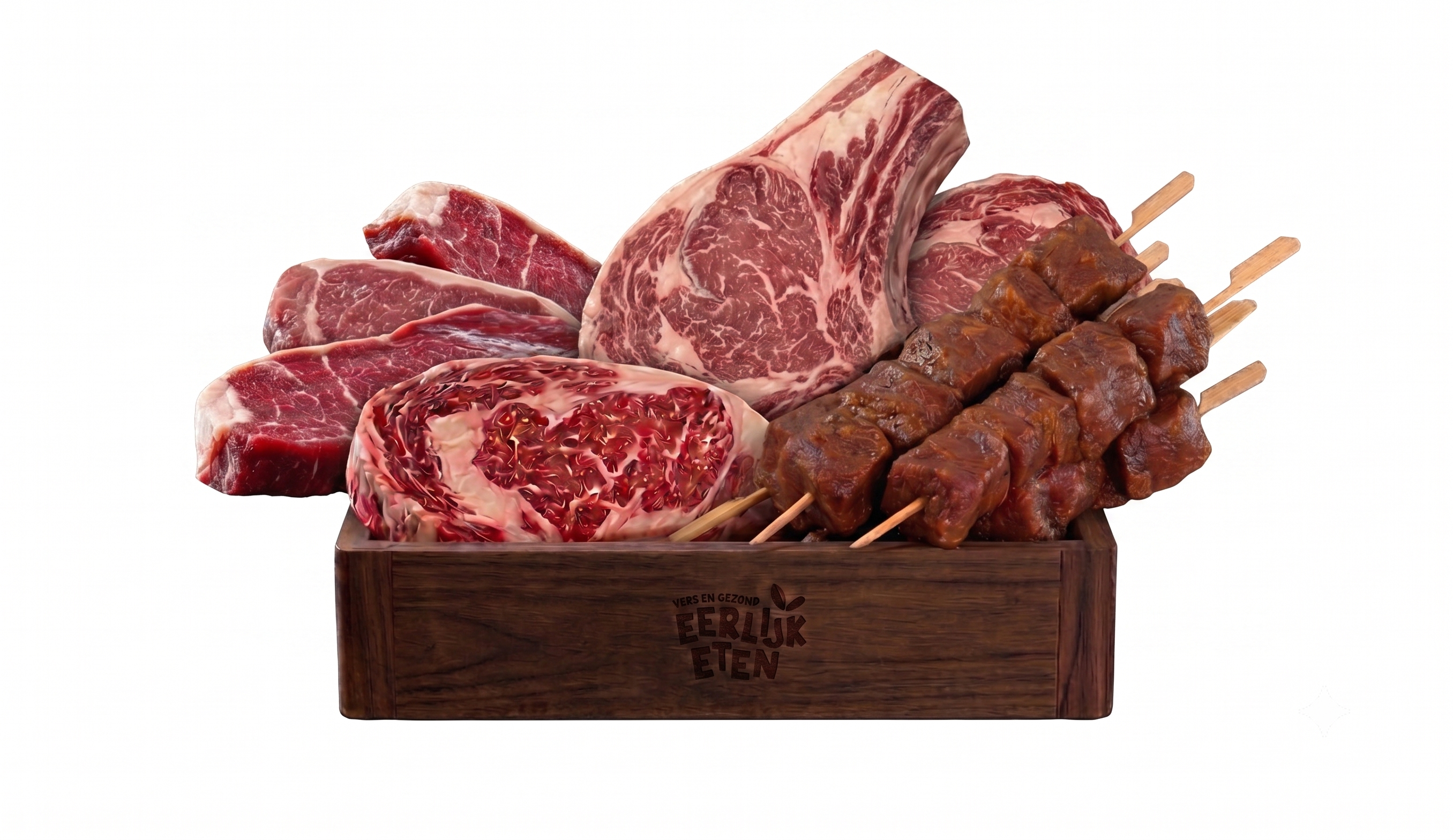 Prime Cuts BBQ Box (4-6 personen) - Geniet van de ultieme BBQ ervaring met dit malse, puur natuur grasgevoerd rundvlees.